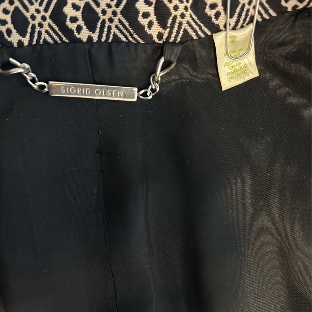 Sigrid Olsen Black Blazer